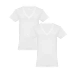 Hanes Playera Cuello V Premium Pack de 2 Playeras