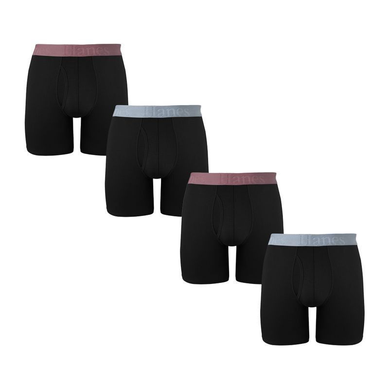 Hanes-Boxer-Brief-Super-Soft-Pack-de-4-Boxers