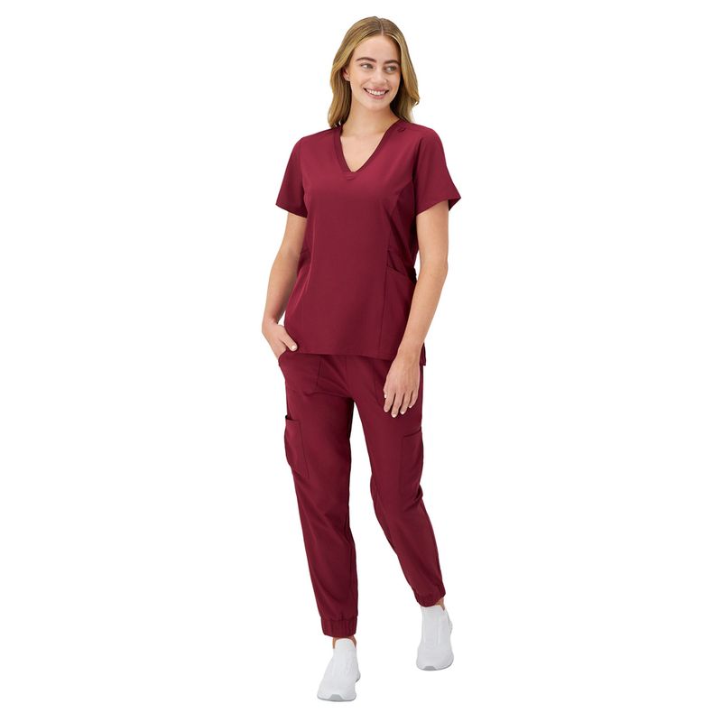 Hanes-Comfort-Fit-Scrubs-Camiseta-Medica-para-mujer
