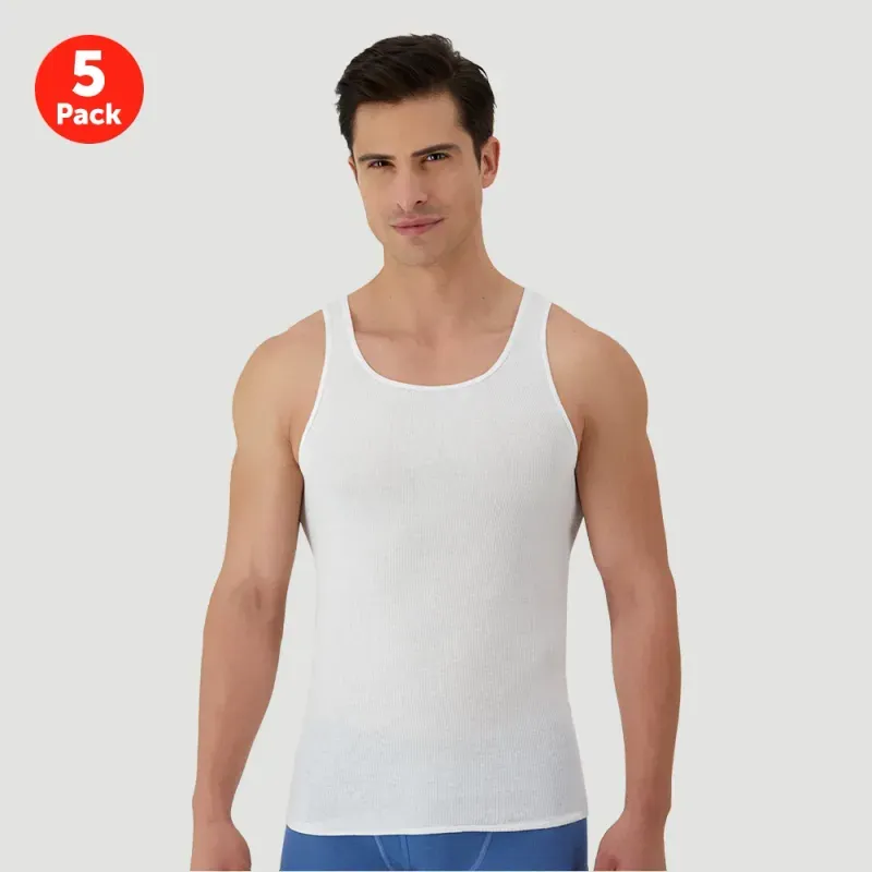 Hanes Boxer Briefs voor heren (Pack van 5), 5 Pack - Black/Gray, L